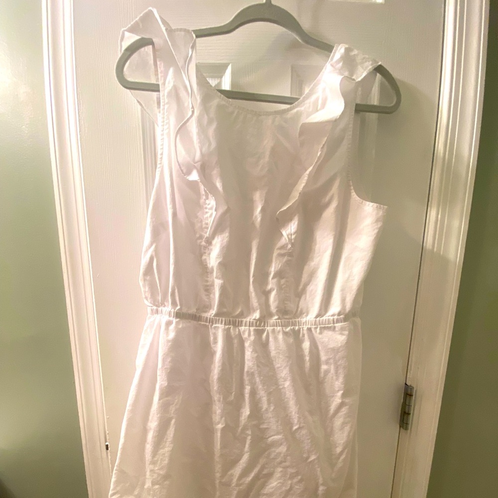 J. Crew white dress